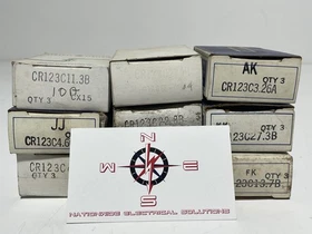 GE CR123C Thermal Overload Heater Relays- Various Sizes, NEW in box