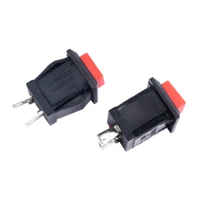 2A 250VAC Square Push Button Momentary Switch Red Green Yellow without lock
