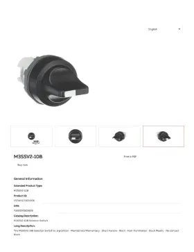 M3SSV2-10B ABB Auto Switch Pos