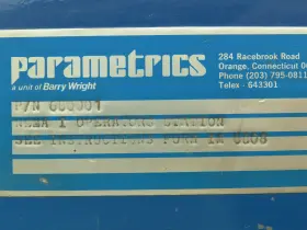 680001 BARRY WRIGHT ZERO-MAX Parametrics Control Operator Box #2