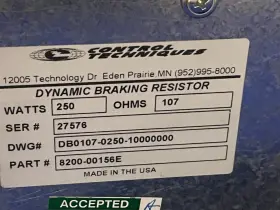 8200-00156E CONTROL TECHNIQUES Dynamic Braking Resistor #2