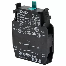 E22B20 CUTLER-HAMMER Contact Block