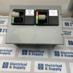 HFD3100 EATON Dual Feeder Hmcp Hfd Breakers Door Base