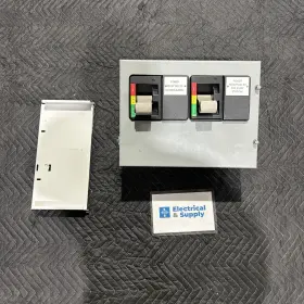 HFD325 EATON Dual Feeder Hfd Door Base Amp Breakers