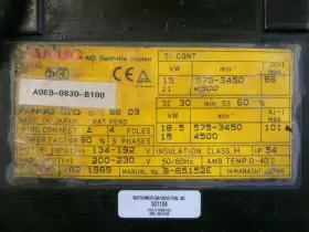 A06B-0830-B100 FANUC Ac Spindle Motor #3