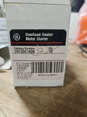 CR123C163B GE Overload Heater Motor Starter #2