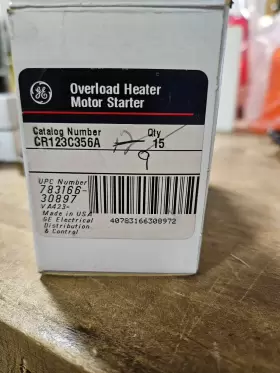 CR123C356A GE Overload Heater Motor Starter #2