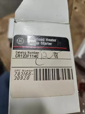 CR123F114C GE Overload Heater Motor Starter #2