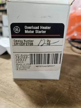 CR123F270B GE Overload Heater Motor Starter #2