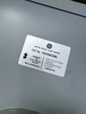 TM20RMCFMG GE Meter Socket Center General Electric #2