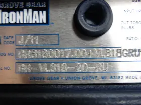 GR-VL818-20-RU GROVEGEAR Gear Reducer #3