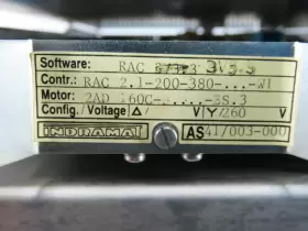 2.1-200-380-A00-W1 INDRAMAT Rac Servo Drive Controller #2