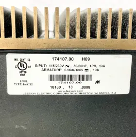 174107.00 LEESON Speedmaster Motor Controller #3