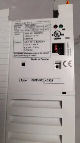 E82EV552 LENZE AMERICAS Dimmer Plc #2