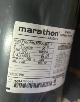 YQJ48C17D2042P MARATHON ELECTRIC Mod #2