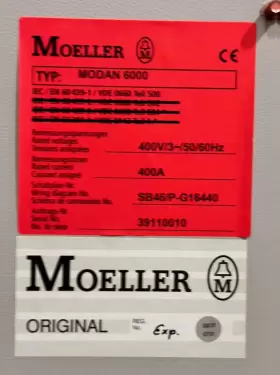 MODAN-6000 MOELLER Motor Control Center