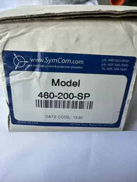 460-200-SP MONITOR Symcom Single Phase Voltage Din Rail