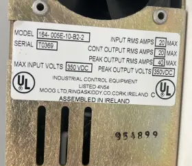 164-005E-10-B2-2 MOOG Brushless Digital Motor Controller Amp #3