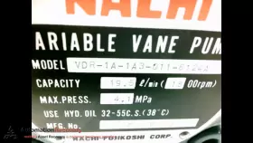 VDR-1A-1A3-Q11-6124A NACHI Vane Pump Rpm #2