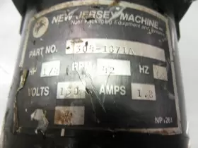304-1871A NEW JERSEY MACHINE Motor #2