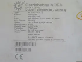 2200-1FCTC-E NORD Sk Inverter Drive #3