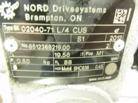 02040-71 NORD DRIVE SYSTEMES Sk Cus Gear Motor #3