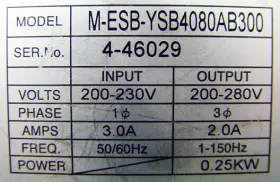 M-ESB-YSB4080AB300 NSK Megatorque Motor Driver Unit #3