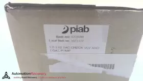 1072-CV PIAB Vacuum Check Valve Coax Pump #2