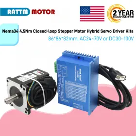 86HSE82 RATTM MOTOR Closed Loop Stepper Hybrid Servo Driver