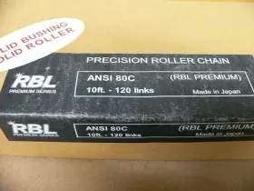 ANSI-80C RBL Solid Bushing Roller Chain #3
