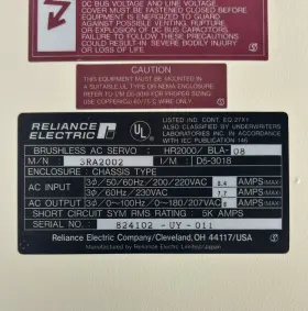 3RA2002 RELIACNE ELECTRIC Reliance Brushless Servo Motor #2