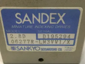 06277R-LM3VW1-X SANDEX Indexing Drive #2