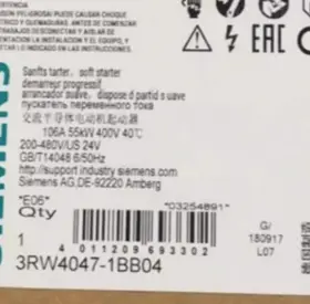 3RW4047-1BB04 SIEMENS Box Starter