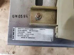 6SN1111-0AA00-0DA0 SIEMENS Simodrive Hf Reactor Degray Skid #2