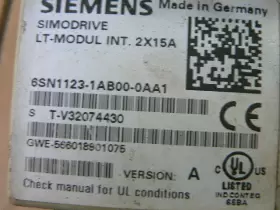6SN1123-1AB00-0AA1 SIEMENS Power Module Simodrive #3