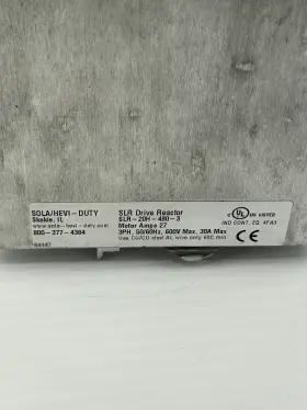 SLR-20H-480-3 SOLA Hevi Drive Reactor #3