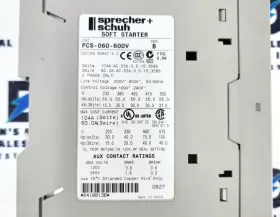 PCS-060-600V SPRECHER SCHUH Phase Smart Motor Starter #3