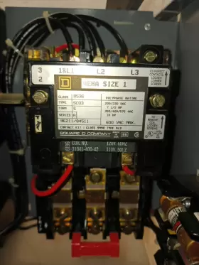 8536-SCO3 SQUARE D Fused Mcc Door Amp Disconnect #3