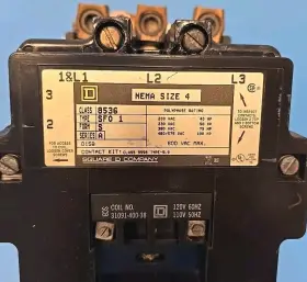 8536SFO1 SQUARE D Nema Contactor Coil #2