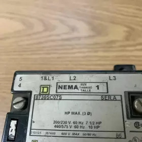 8736SC07S SQUARE D Nema Coil Starter Pixs #2