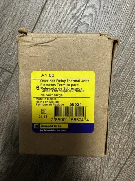 A1.86 SQUARE D Overload Relay Thermal Unit