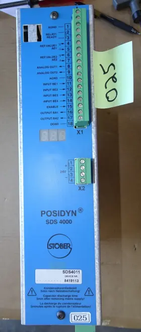 SDS4011 STOBER Posidyn Repaired Ip Printed Manual