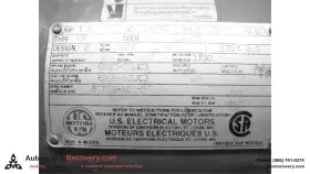 G60789-X01-M U.S. ELECTRICAL MOTORS Rpm Motor #3