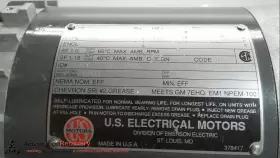 G726 US ELECTRICAL MOTORS Motor Volts