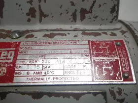 AB60484 WEG Motor Rpm #2