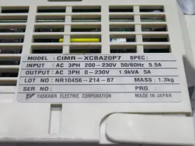 20P7 YASKAWA Cimr Inverter Drive #3