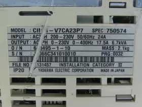 CIMR-V7CA23P7 YASKAWA Inverter Drive #3