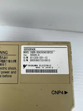 SDGR-SDA350A01BY28 YASKAWA ELECTRIC Servopack Drive #2