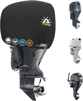 OBC-115225-BLK ZETTUM Outboard Motor Cover Boat Waterproof