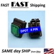 1x Switch 240vAC 250vAC  16A - 120vAC 20A - Square snap in WATERPROOF green